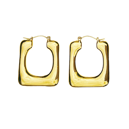 Rectangle Hoop Earrings - Azure jeweleryRectangle Hoop EarringsMy StoreAzure jeweleryP1007SRectangle Hoop Earrings
