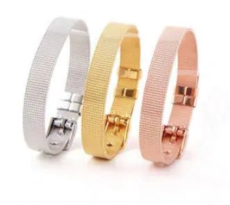 Stainless Steel Slider Bracelet - Rose Gold - Azure jeweleryStainless Steel Slider Bracelet - Rose GoldMy StoreAzure jeweleryB8014.3Stainless Steel Slider Bracelet - Rose Gold